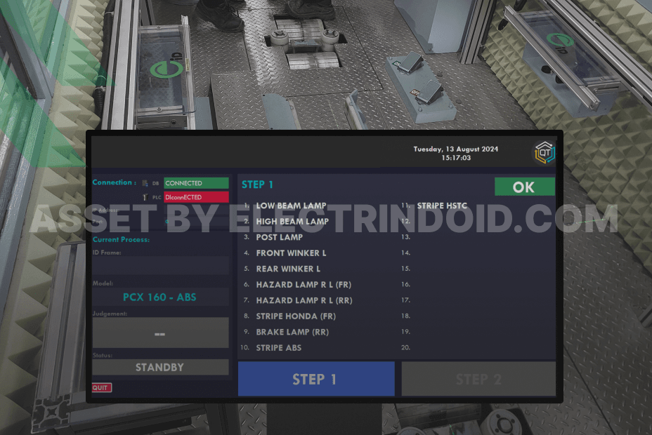 Quick Quality Check Using Vision Camera AI (Artificial Intelligence)