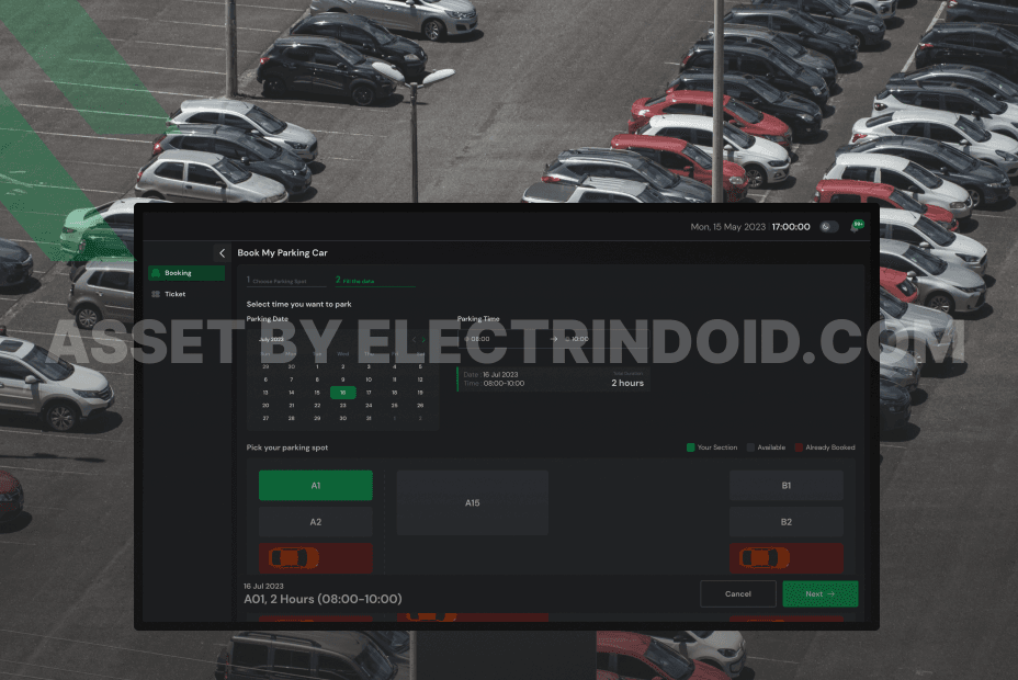 Modernize online parking reservations and remotely monitor parking areas